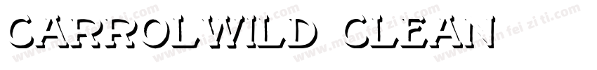 CarrolWild Clean字体转换